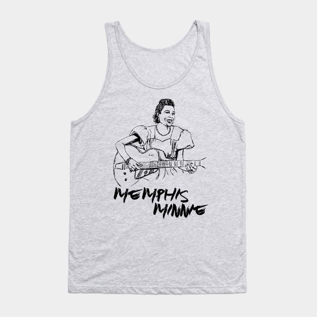 Memphis Minnie Tank Top by Erena Samohai